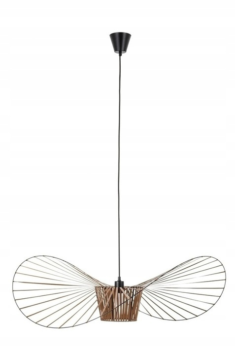 King Home Lampa wisząca CAPELLO FI 100 coffee tworzywo E27 w kształcie kapelusza damskiego King Home Lampa wisząca CAPELLO FI 100 coffee tworzywo E27 w kształcie kapelusza damskiego