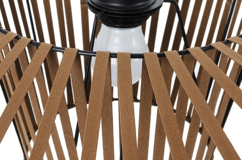 King Home Lampa wisząca CAPELLO FI 100 coffee tworzywo E27 w kształcie kapelusza damskiego King Home Lampa wisząca CAPELLO FI 100 coffee tworzywo E27 w kształcie kapelusza damskiego