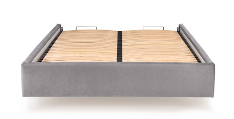 ŁÓŻKO KORPUS Z POJEMNIKIEM NA POŚCIEL MODULO 160 - VELVET POPIELATY tap. Monolith 85 HALMAR PODNOSZONY STELAŻ ŁÓŻKO KORPUS Z POJEMNIKIEM NA POŚCIEL MODULO 160 - VELVET POPIELATY tap. Monolith 85 HALMAR PODNOSZONY STELAŻ