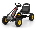 Milly Mally Gokart na pedały Pojazd Jeździk Thor Black Czarny metal regulowana odległość fotela od kierownicy hamulec 3-8 lat Milly Mally Gokart na pedały Pojazd Jeździk Thor Black Czarny metal regulowana odległość fotela od kierownicy hamulec 3-8 lat