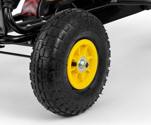 Milly Mally Gokart na pedały Pojazd Jeździk Thor Black Czarny metal regulowana odległość fotela od kierownicy hamulec 3-8 lat Milly Mally Gokart na pedały Pojazd Jeździk Thor Black Czarny metal regulowana odległość fotela od kierownicy hamulec 3-8 lat