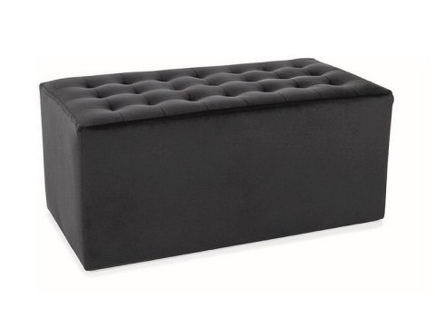 PUF LORI 2 VELVET CZARNY BLUVEL 19 PUF LORI 2 VELVET CZARNY BLUVEL 19