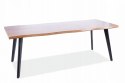SIGNAL STÓŁ FRESNO PROSTOKĄTNY ROZKŁADANY BLAT MDF +OKLEINA DĄB ARTISAN /CZARNY MAT STELAŻ METALOWY 150(210)X90 SIGNAL STÓŁ FRESNO PROSTOKĄTNY ROZKŁADANY BLAT MDF +OKLEINA DĄB ARTISAN /CZARNY MAT STELAŻ METALOWY 150(210)X90