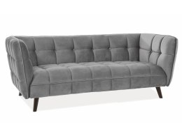 SOFA CASTELLO 3 VELVET J. SZARY BLUVEL 03 / WENGE