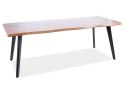 SIGNAL STÓŁ FRESNO PROSTOKĄTNY ROZKŁADANY BLAT MDF +OKLEINA DĄB ARTISAN /CZARNY MAT STELAŻ METALOWY 150(210)X90 SIGNAL STÓŁ FRESNO PROSTOKĄTNY ROZKŁADANY BLAT MDF +OKLEINA DĄB ARTISAN /CZARNY MAT STELAŻ METALOWY 150(210)X90