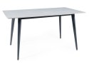 STÓŁ IVY SIGNAL CERAMIKA EFEKT MARMURU SZARY/ STELAŻ CZARNY MAT METAL 140X80 PROSTOKĄTNY DO SALONU JADALNI KUCHNI STÓŁ IVY SIGNAL CERAMIKA EFEKT MARMURU SZARY/ STELAŻ CZARNY MAT METAL 140X80 PROSTOKĄTNY DO SALONU JADALNI KUCHNI