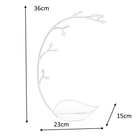 UMBRA stojak na biużuterię ORCHID ciemny siwy elegancki i praktyczny UMBRA stojak na biużuterię ORCHID ciemny siwy elegancki i praktyczny