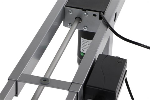 UT01N-2T SZARY STELAŻ z elektryczną regulacją wysokości do biurka UT01N-2T SZARY STELAŻ z elektryczną regulacją wysokości do biurka