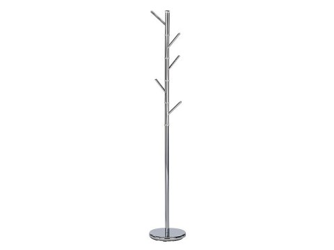 WIESZAK METALOWY STOJĄCY DUKE KOLOR CHROM OBROTOWY SIGNAL DO PRZEDPOKOJU RECEPCJI NA UBRANIA PŁASZCZE CZAPKI WIESZAK METALOWY STOJĄCY DUKE KOLOR CHROM OBROTOWY SIGNAL DO PRZEDPOKOJU RECEPCJI NA UBRANIA PŁASZCZE CZAPKI