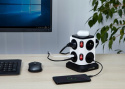 Fun Desk Uniwersalny przedłużacz sieciowy Logan WSB6-2 + USB , ładowanie indukcyjne Fun Desk Uniwersalny przedłużacz sieciowy Logan WSB6-2 + USB , ładowanie indukcyjne