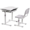 Fun Desk zestaw Sorpresa Grey biurko+krzesło regulowane Biały/Szary Dziecko Fun Desk zestaw Sorpresa Grey biurko+krzesło regulowane Biały/Szary Dziecko