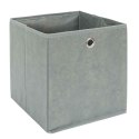 PUDEŁKO DO REGAŁU SKŁADANE KOSZ ORGANIZER SZUFLADA Cube SZARE Intesi NA DROBIAZGI DOKUMENTY ZABAWKI PUDEŁKO DO REGAŁU SKŁADANE KOSZ ORGANIZER SZUFLADA Cube SZARE Intesi NA DROBIAZGI DOKUMENTY ZABAWKI