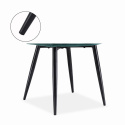 Halmar K487 krzesło do jadalni ciemny zielony, materiał: tkanina - velvet / stal malowana Halmar K487 krzesło do jadalni ciemny zielony, materiał: tkanina - velvet / stal malowana
