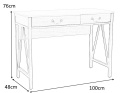 SIGNAL BIURKO B-021 PŁYTA LAMINOWANA DĄB/ STELAŻ METAL CZARNY MAT 100x48 Z SZUFLADAMI DO BIURA PRACOWNI POKOJU MŁODZIEŻOWEGO SIGNAL BIURKO B-021 PŁYTA LAMINOWANA DĄB/ STELAŻ METAL CZARNY MAT 100x48 Z SZUFLADAMI DO BIURA PRACOWNI POKOJU MŁODZIEŻOWEGO