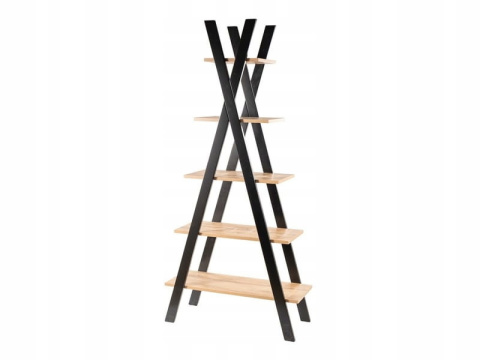 SIGNAL REGAŁ PÓŁKI TIPI II DĄB WOTAN+CZARNY 180x85 PŁYTA LAMINOWANA NA KSIĄŻKI ZABAWKI DROBIAZGI SIGNAL REGAŁ PÓŁKI TIPI II DĄB WOTAN+CZARNY 180x85 PŁYTA LAMINOWANA NA KSIĄŻKI ZABAWKI DROBIAZGI
