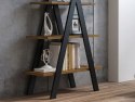 SIGNAL REGAŁ PÓŁKI TIPI II DĄB WOTAN+CZARNY 180x85 PŁYTA LAMINOWANA NA KSIĄŻKI ZABAWKI DROBIAZGI SIGNAL REGAŁ PÓŁKI TIPI II DĄB WOTAN+CZARNY 180x85 PŁYTA LAMINOWANA NA KSIĄŻKI ZABAWKI DROBIAZGI
