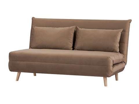 SOFA KANAPA ROZKŁADANA SPIKE II TAPICERKA VELVET BEŻ TAP.196/ DREWNO BUK POWIERZCHNIA SPANIA 148x193 SIGNAL SOFA KANAPA ROZKŁADANA SPIKE II TAPICERKA VELVET BEŻ TAP.196/ DREWNO BUK POWIERZCHNIA SPANIA 148x193 SIGNAL