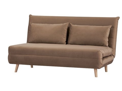 SOFA KANAPA ROZKŁADANA SPIKE II TAPICERKA VELVET BEŻ TAP.196/ DREWNO BUK POWIERZCHNIA SPANIA 148x193 SIGNAL SOFA KANAPA ROZKŁADANA SPIKE II TAPICERKA VELVET BEŻ TAP.196/ DREWNO BUK POWIERZCHNIA SPANIA 148x193 SIGNAL