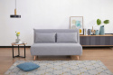 SIGNAL SOFA KANAPA SPIKE II ROZKŁADANA TAPICERKA VELVET JASNY SZARY TAP.197/ DREWNO BUK POWIERZCHNIA SPANIA 148x193 SIGNAL SOFA KANAPA SPIKE II ROZKŁADANA TAPICERKA VELVET JASNY SZARY TAP.197/ DREWNO BUK POWIERZCHNIA SPANIA 148x193