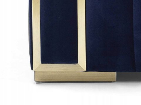 SIGNAL SOFA KANAPA VOGUE 2 TAPICEROWANA TKANINA VELVET GRANATOWY TAP.202/ZŁOTY METAL DWUOSOBOWA SIGNAL SOFA KANAPA VOGUE 2 TAPICEROWANA TKANINA VELVET GRANATOWY TAP.202/ZŁOTY METAL DWUOSOBOWA