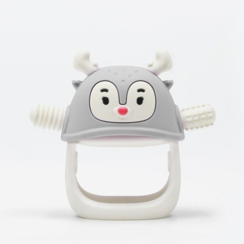 Smily Mia Smily Mia Gryzak dla Niemowlaka Renifer Light Grey Smily Mia Smily Mia Gryzak dla Niemowlaka Renifer Light Grey