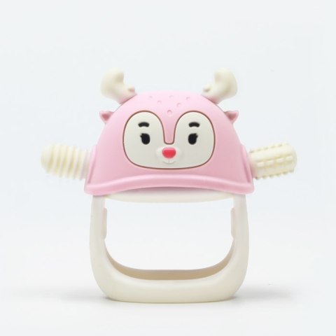 Smily Mia Smily Mia Gryzak dla Niemowlaka Renifer Light Pink Smily Mia Smily Mia Gryzak dla Niemowlaka Renifer Light Pink