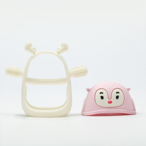 Smily Mia Smily Mia Gryzak dla Niemowlaka Renifer Light Pink Smily Mia Smily Mia Gryzak dla Niemowlaka Renifer Light Pink