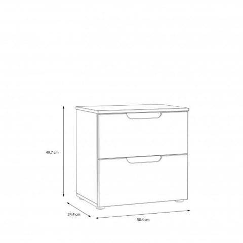 Forte SAPPORO SNNK011-V29 Szafka nocna Forte SAPPORO SNNK011-V29 Szafka nocna
