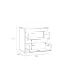 Forte SAPPORO SNNK011-V29 Szafka nocna