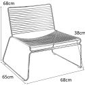 Intesi Fotel Big Dilly czarny metal malowany proszkowo wyprofilowany minimalistyczny stabilny i wygodny Intesi Fotel Big Dilly czarny metal malowany proszkowo wyprofilowany minimalistyczny stabilny i wygodny