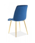SIGNAL KRZESŁO CHIC VELVET ZŁOTY STELAŻ/GRANATOWY BLUVEL 86 SIGNAL KRZESŁO CHIC VELVET ZŁOTY STELAŻ/GRANATOWY BLUVEL 86