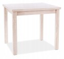 SIGNAL STÓŁ ADAM PROSTOKĄTNY BLAT PŁYTA LAMINOWANA DĄB SONOMA 90x65 PODSTAWA PŁYTA MDF DO KUCHNI SALONU JADALNI LOKALU SIGNAL STÓŁ ADAM PROSTOKĄTNY BLAT PŁYTA LAMINOWANA DĄB SONOMA 90x65 PODSTAWA PŁYTA MDF DO KUCHNI SALONU JADALNI LOKALU