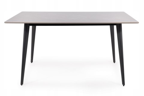 STÓŁ IVY SIGNAL CERAMIKA EFEKT MARMURU SZARY/ STELAŻ CZARNY MAT METAL 140X80 PROSTOKĄTNY DO SALONU JADALNI KUCHNI STÓŁ IVY SIGNAL CERAMIKA EFEKT MARMURU SZARY/ STELAŻ CZARNY MAT METAL 140X80 PROSTOKĄTNY DO SALONU JADALNI KUCHNI