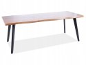 SIGNAL STÓŁ FRESNO MDF + OKLEINA DĄB ARTISAN / CZARNY MAT STELAŻ METAL 120(180)X80 PROSTOKĄTNY ROZKŁADANY SIGNAL STÓŁ FRESNO MDF + OKLEINA DĄB ARTISAN / CZARNY MAT STELAŻ METAL 120(180)X80 PROSTOKĄTNY ROZKŁADANY