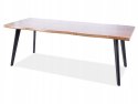 SIGNAL STÓŁ FRESNO MDF + OKLEINA DĄB ARTISAN / CZARNY MAT STELAŻ METAL 120(180)X80 PROSTOKĄTNY ROZKŁADANY SIGNAL STÓŁ FRESNO MDF + OKLEINA DĄB ARTISAN / CZARNY MAT STELAŻ METAL 120(180)X80 PROSTOKĄTNY ROZKŁADANY