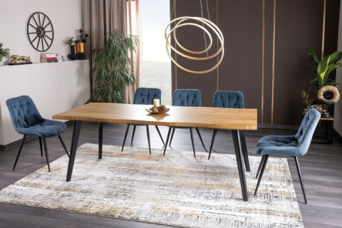 SIGNAL STÓŁ FRESNO MDF + OKLEINA DĄB ARTISAN / CZARNY MAT STELAŻ METAL 120(180)X80 PROSTOKĄTNY ROZKŁADANY SIGNAL STÓŁ FRESNO MDF + OKLEINA DĄB ARTISAN / CZARNY MAT STELAŻ METAL 120(180)X80 PROSTOKĄTNY ROZKŁADANY