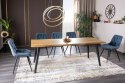 SIGNAL STÓŁ FRESNO MDF + OKLEINA DĄB ARTISAN / CZARNY MAT STELAŻ METAL 120(180)X80 PROSTOKĄTNY ROZKŁADANY SIGNAL STÓŁ FRESNO MDF + OKLEINA DĄB ARTISAN / CZARNY MAT STELAŻ METAL 120(180)X80 PROSTOKĄTNY ROZKŁADANY