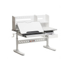 Biurko Fun Desk Fiore II Grey Regulowane biurko dla dzieci i młodzieży Biały / Szary Biurko Fun Desk Fiore II Grey Regulowane biurko dla dzieci i młodzieży Biały / Szary