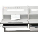 Biurko Fun Desk Fiore II Grey Regulowane biurko dla dzieci i młodzieży Biały / Szary Biurko Fun Desk Fiore II Grey Regulowane biurko dla dzieci i młodzieży Biały / Szary