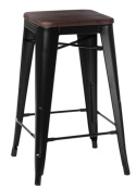 HOKER METALOWY CZARNY STOŁEK BAROWY Paris Wood 75cm D2.DESIGN SIEDZISKO DREWNO LAKIEROWANE SOSNOWE kolor ORZECH HOKER METALOWY CZARNY STOŁEK BAROWY Paris Wood 75cm D2.DESIGN SIEDZISKO DREWNO LAKIEROWANE SOSNOWE kolor ORZECH