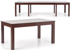 Halmar stół SEWERYN prostokątny rozkładany ciemny orzech (160-300x90x76 cm) blat płyta laminowana obrzeża ABS MDF laminowany