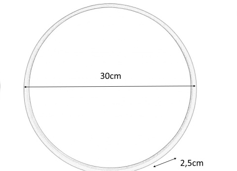 Intesi Lustro Afiya 30 cm okrągłe czarne rama drewniana do salonu łazienki przedpokoju Intesi Lustro Afiya 30 cm okrągłe czarne rama drewniana do salonu łazienki przedpokoju