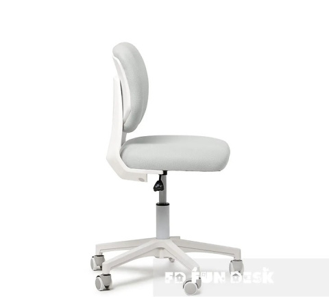 Fun Desk BUONO GREY - Krzesełko z regulacją wysokości obrotowe do biurka Fun Desk BUONO GREY - Krzesełko z regulacją wysokości obrotowe do biurka