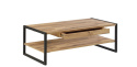 Meble Forte COFFEE TABLES CFTT4241-D76 Stolik okolicznościowy, kawowy, prostokątny, Dąb Klepkowy Meble Forte COFFEE TABLES CFTT4241-D76 Stolik okolicznościowy, kawowy, prostokątny, Dąb Klepkowy