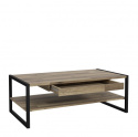 Meble Forte COFFEE TABLES CFTT4241-D76 Stolik okolicznościowy, kawowy, prostokątny, Dąb Klepkowy