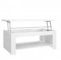 Meble Forte COFFEE TABLES DURT511-C04 Stolik okolicznościowy, kawowy, Biały, blat podwyższany Meble Forte COFFEE TABLES DURT511-C04 Stolik okolicznościowy, kawowy, Biały, blat podwyższany