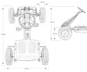 Milly Mally Gokart na pedały Thor Różowy Pojazd Jeździk 3lata+ hamulec pompowane i łożyskowane koła fotel kubełkowy z regulacją Milly Mally Gokart na pedały Thor Różowy Pojazd Jeździk 3lata+ hamulec pompowane i łożyskowane koła fotel kubełkowy z regulacją