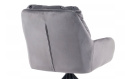 SIGNAL KRZESŁO SPELLO VELVET CZARNY STELAŻ METAL/SZARY BLUVEL 14 OBRACANE SIEDZISKO 360° SIGNAL KRZESŁO SPELLO VELVET CZARNY STELAŻ METAL/SZARY BLUVEL 14 OBRACANE SIEDZISKO 360°