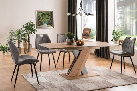 SIGNAL STÓŁ EXEL DĄB WOTAN / BIAŁY MAT 140(180)X85 (D) PŁYTA LAMINOWANA PROSTOKĄTNY ROZKŁADANY DO JADALNI DOSTAWKA POD BLATEM SIGNAL STÓŁ EXEL DĄB WOTAN / BIAŁY MAT 140(180)X85 (D) PŁYTA LAMINOWANA PROSTOKĄTNY ROZKŁADANY DO JADALNI DOSTAWKA POD BLATEM