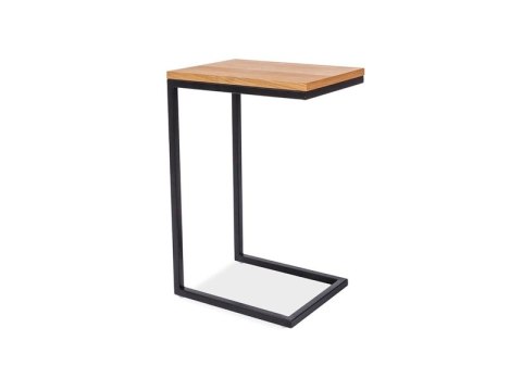 SIGNAL STOLIK ŁAWA LARGO C PROSTOKĄTNY DĄB/CZARNY 30X40 BLAT MDF + OKLEINA PODSTAWA METAL SIGNAL STOLIK ŁAWA LARGO C PROSTOKĄTNY DĄB/CZARNY 30X40 BLAT MDF + OKLEINA PODSTAWA METAL